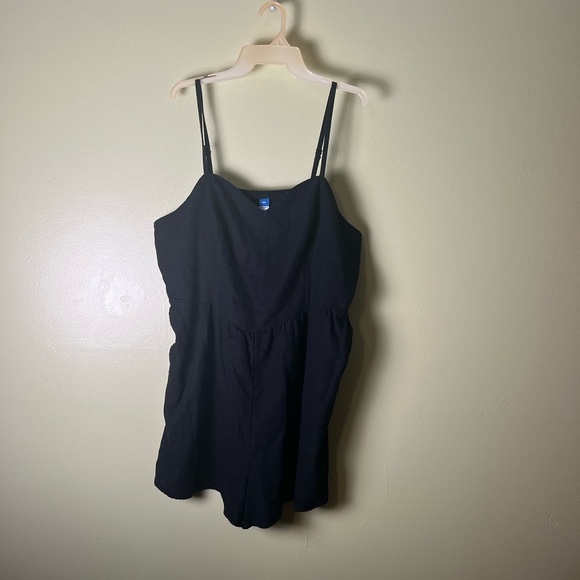 Old Navy XXL Black Sleeveless Romper - Picture 2 of 8